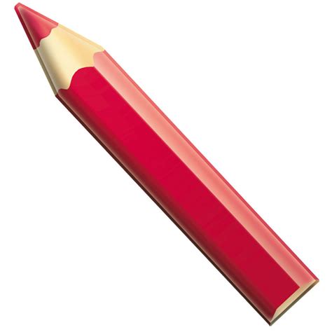 le rouge crayon de couleur